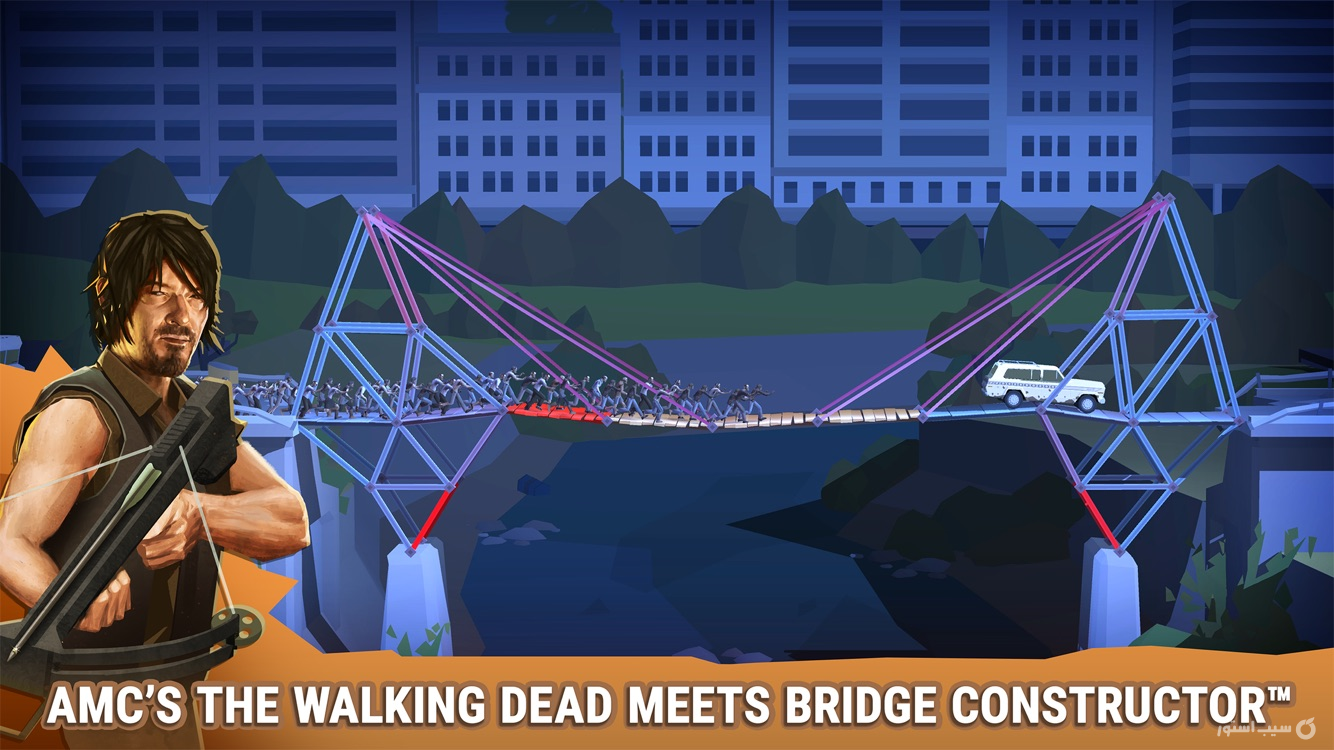 Bridge Constructor: TWD screenshot 1