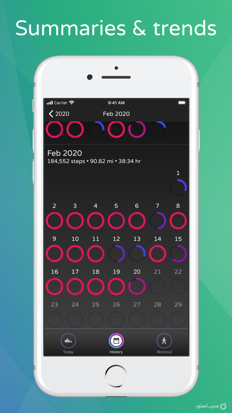 Steps - Activity Tracker ++ screenshot 3