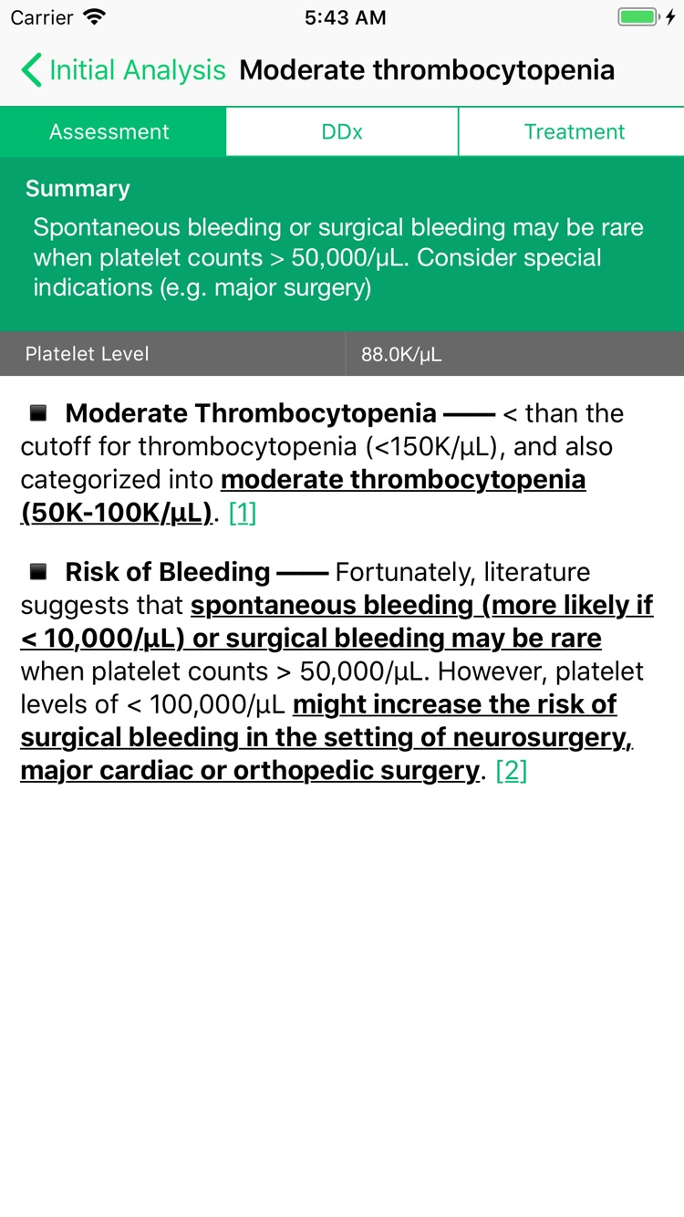 SynapticMD Anemia Workup screenshot 1
