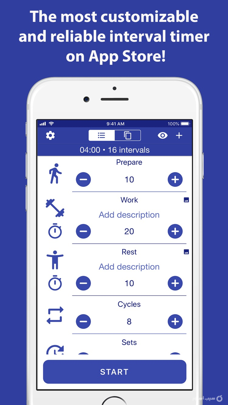 Tabata Timer: Interval Timer. ++ screenshot 1
