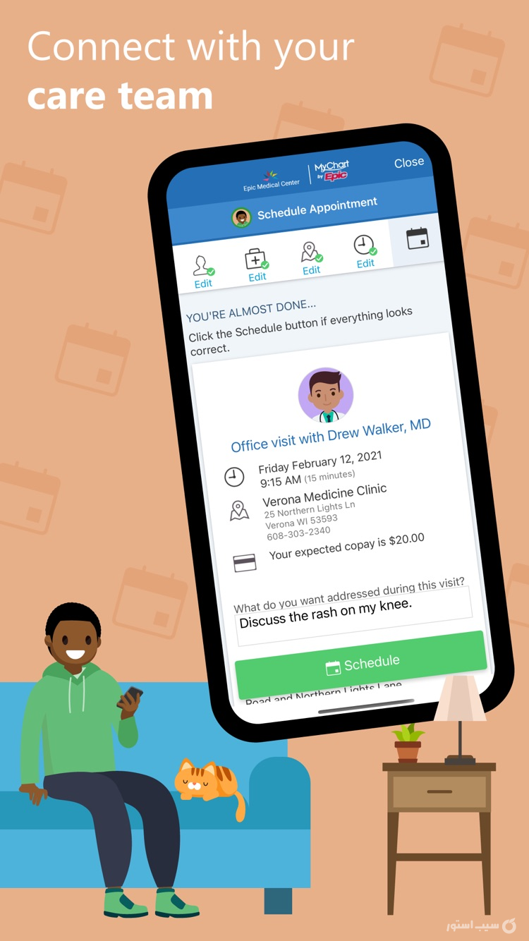 MyChart screenshot 2