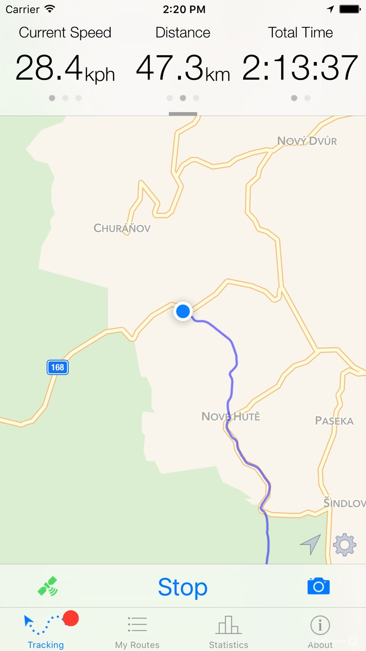 Routie ~ GPS sports tracker screenshot 1