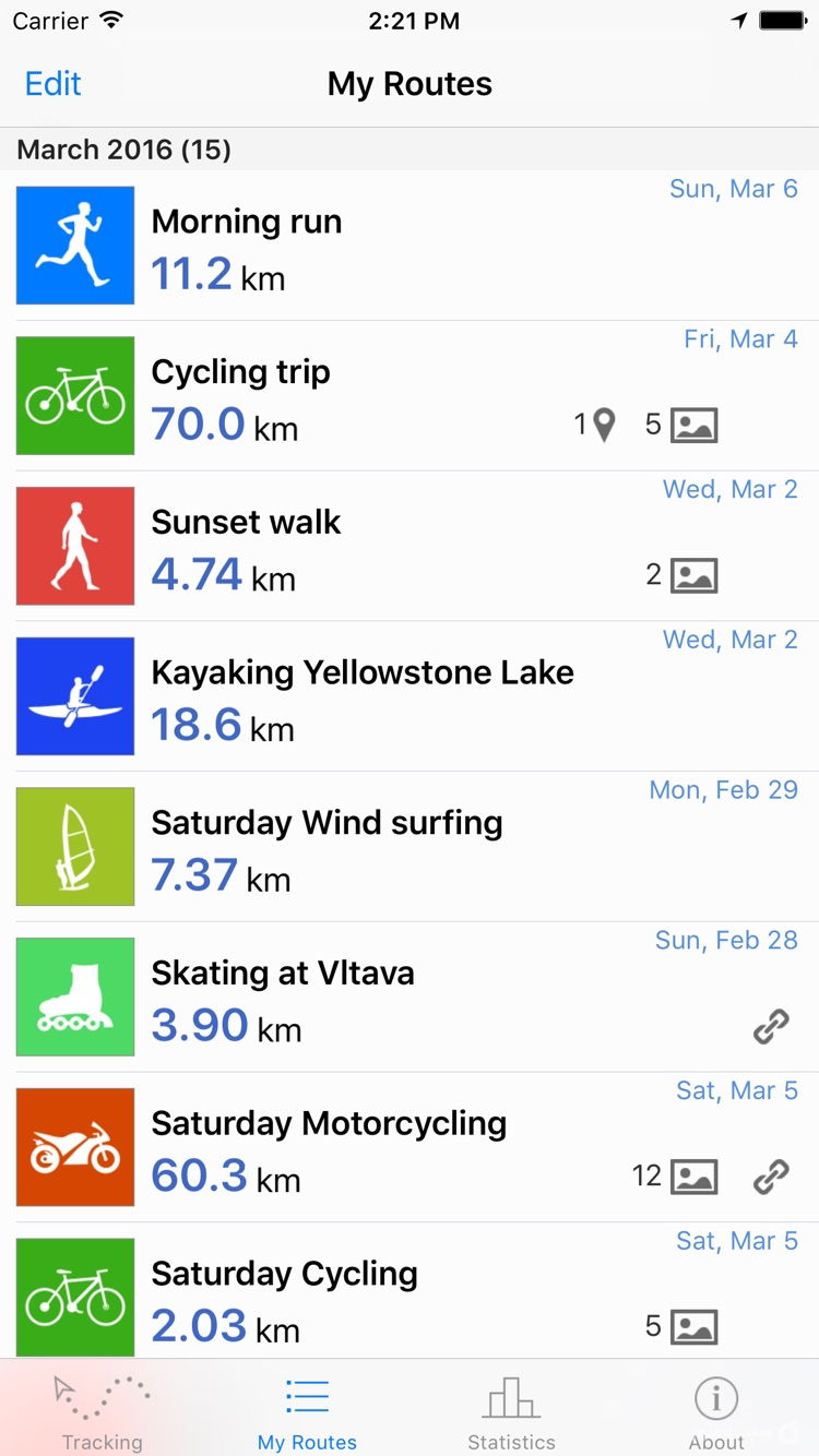 Routie ~ GPS sports tracker screenshot 3