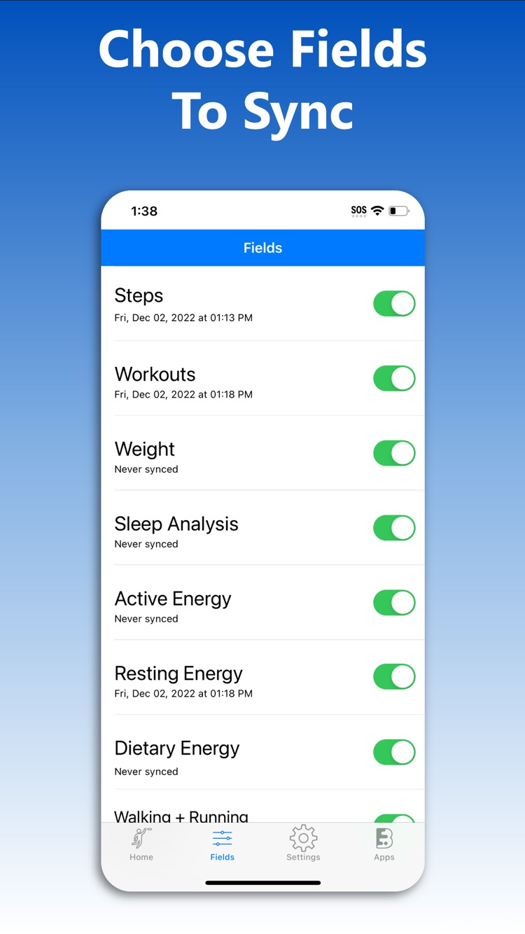 Fitbit to Apple Health Sync ++ screenshot 4