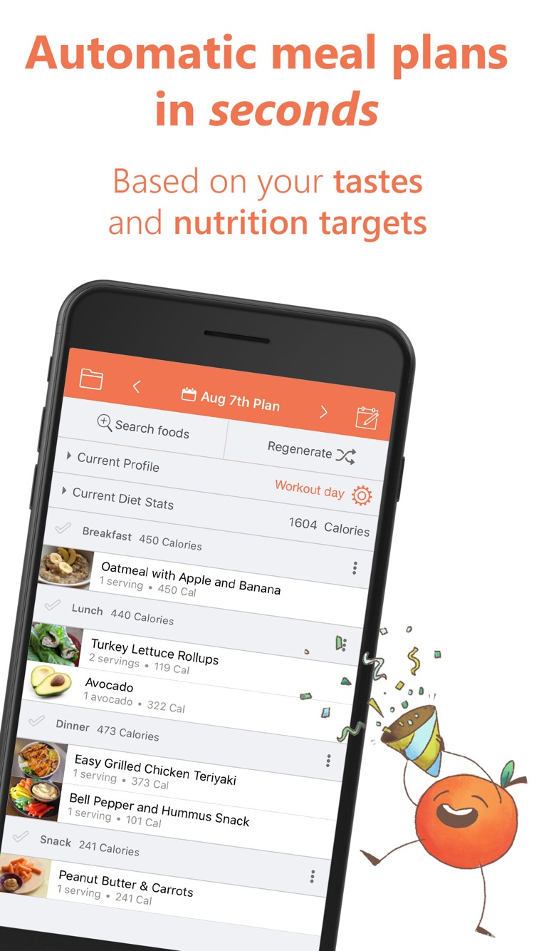Eat This Much - Meal Planner screenshot 1
