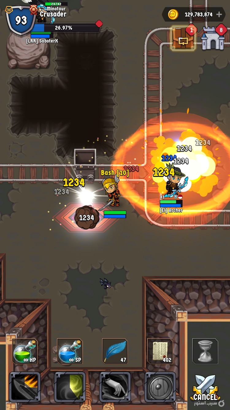 Walking Hero - Auto Battle RPG ++ screenshot 2