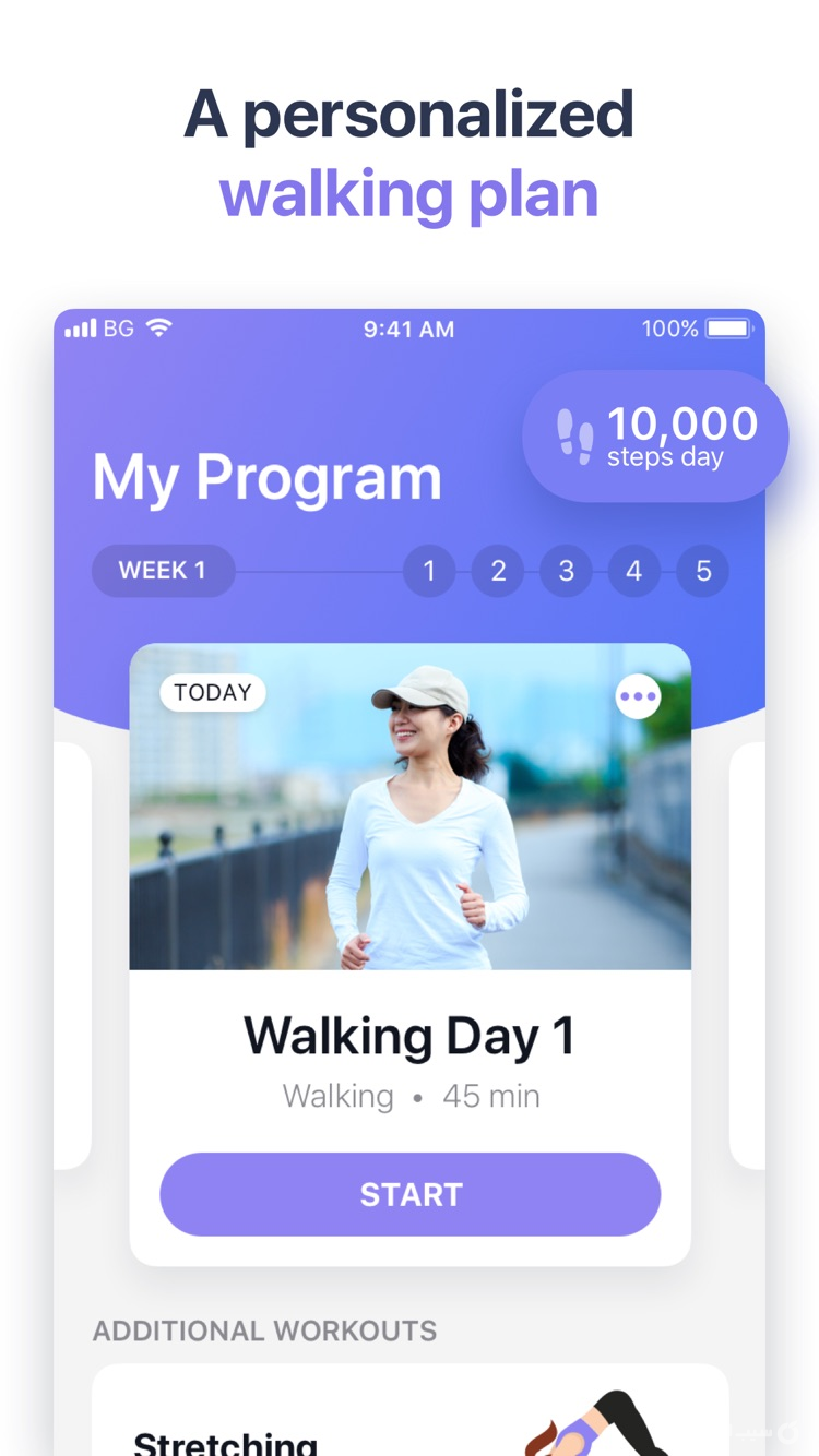 Organic Walk: Weight Loss App screenshot 2