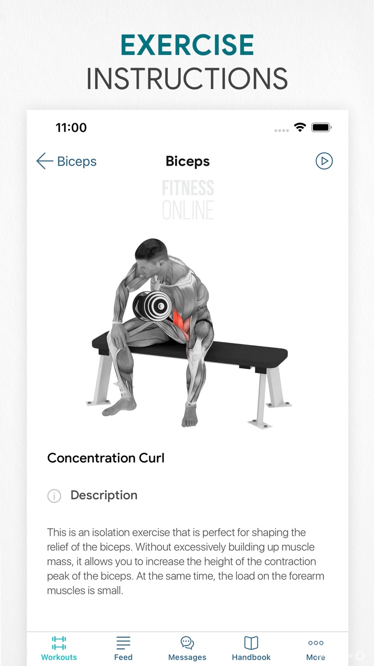Workout app Fitness Online ++ screenshot 3