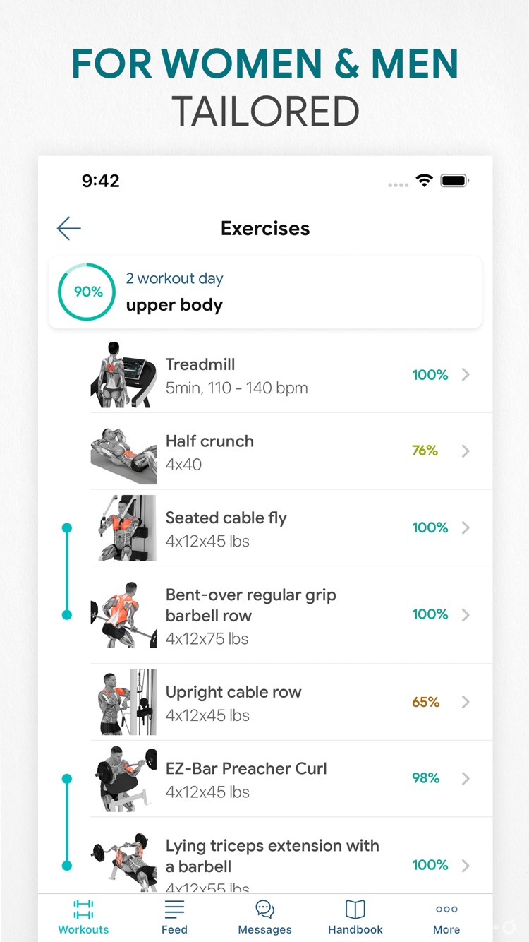Workout app Fitness Online ++ screenshot 1