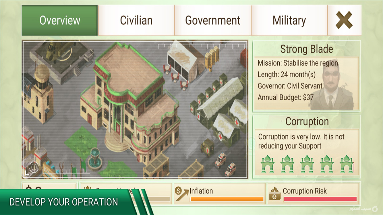 Rebel Inc screenshot 1