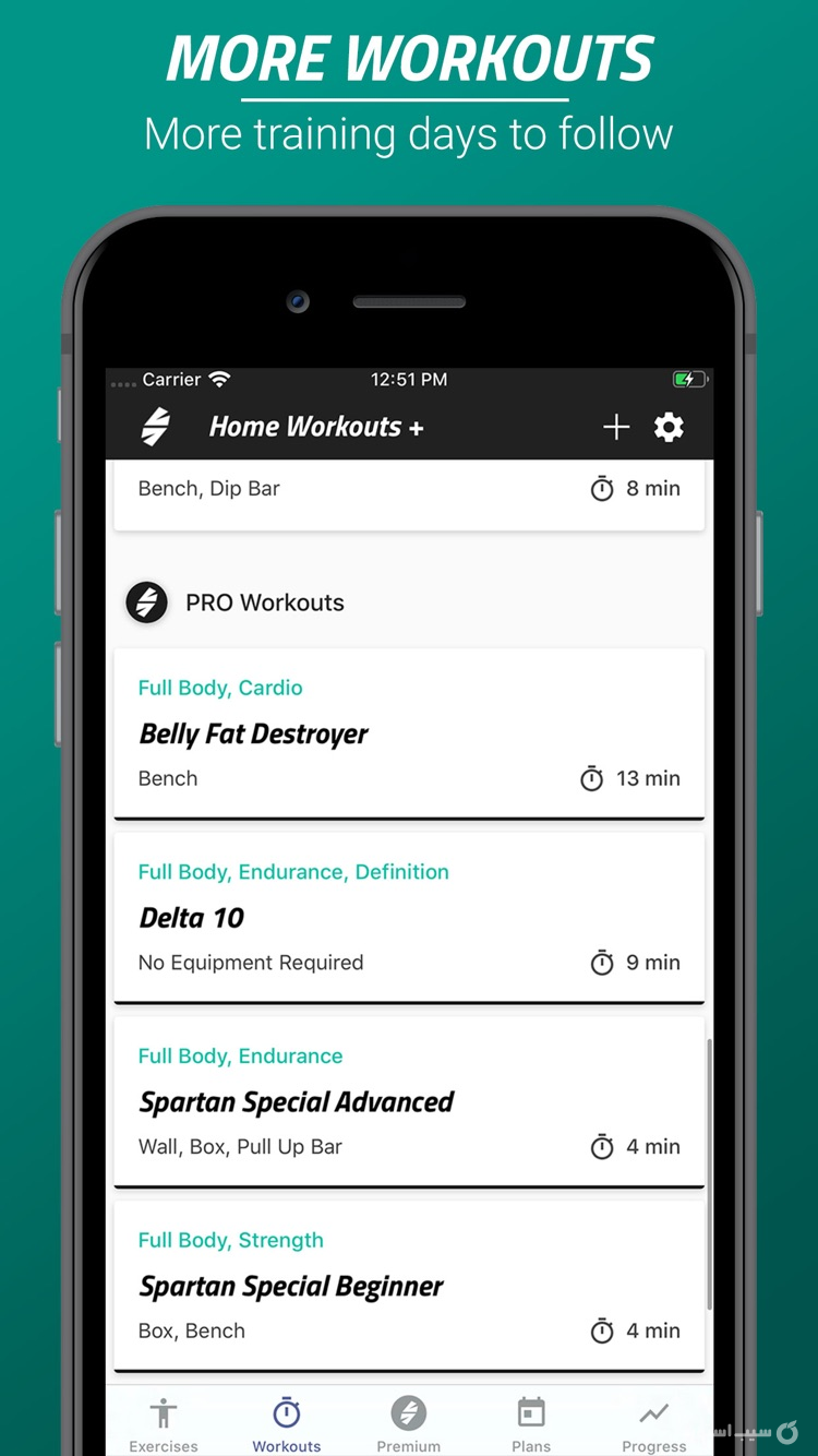 Spartan Home Workouts - Pro screenshot 3