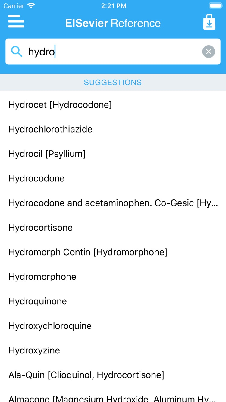 Drug Reference for Professions screenshot 2