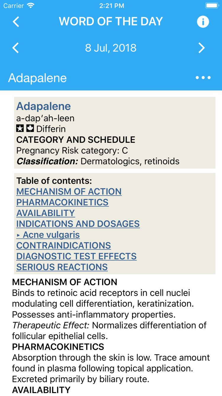 Drug Reference for Professions screenshot 1
