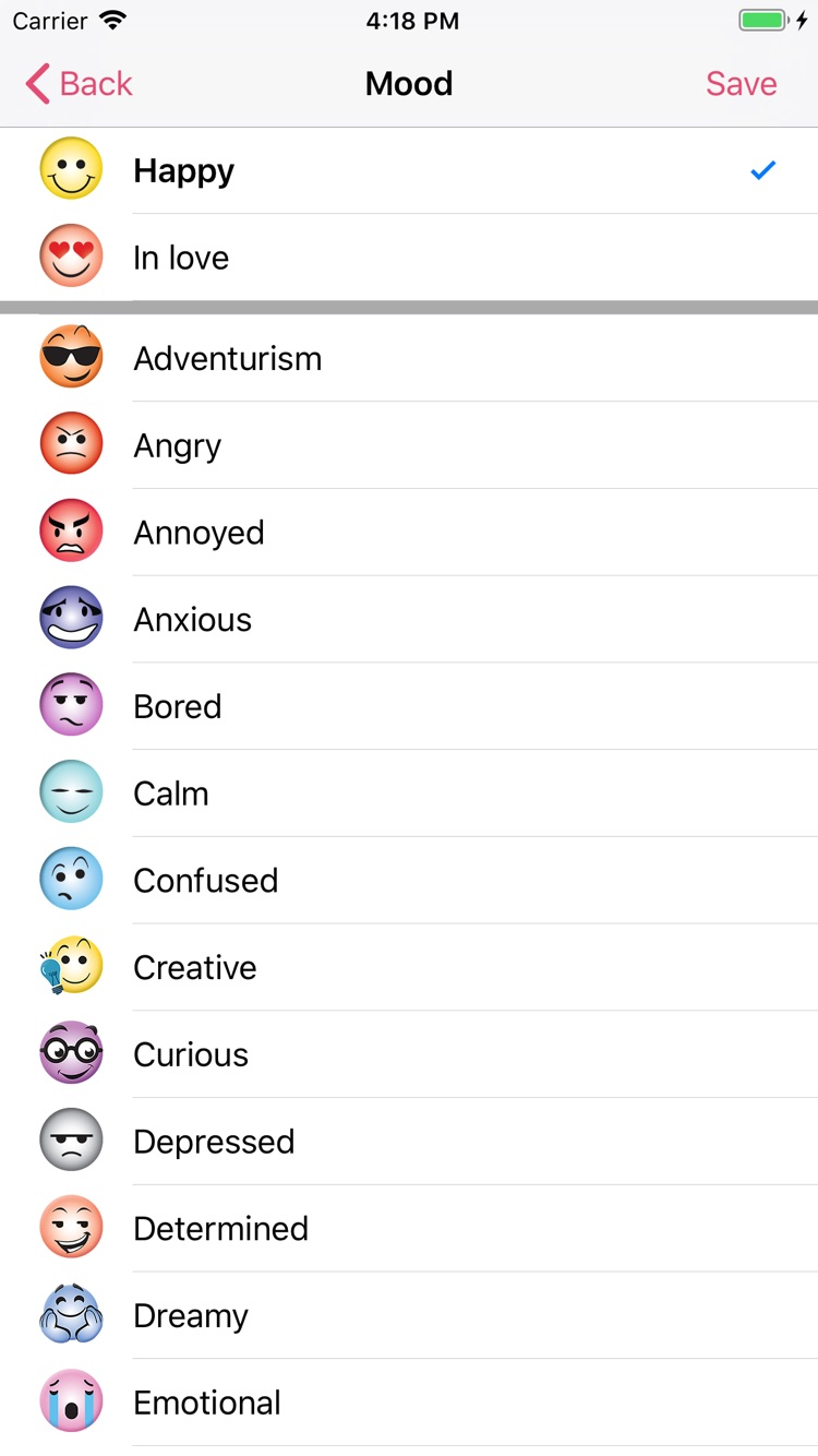 WomanLog Pro Calendar screenshot 4
