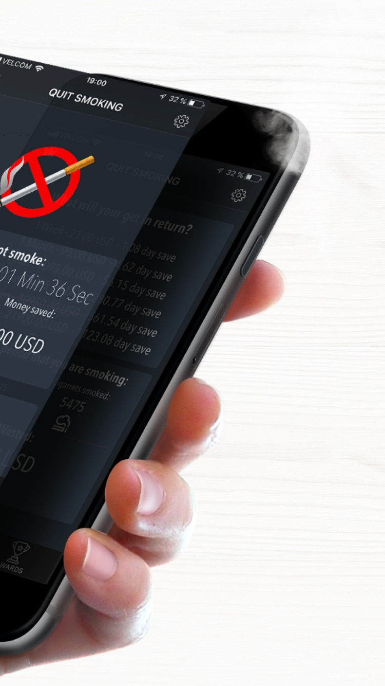 Quit smoking now – smoke free screenshot 2