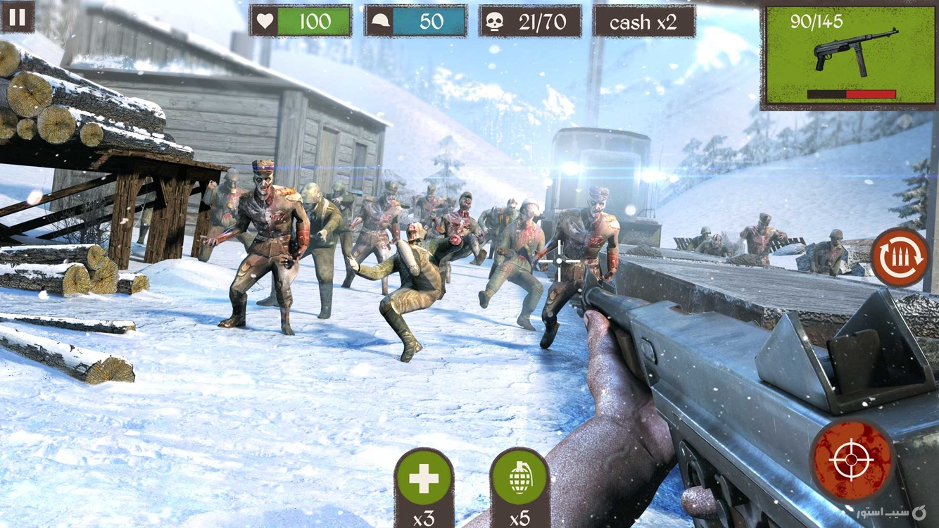 Zombie Call: Dead Shooting Sniper 3D screenshot 1