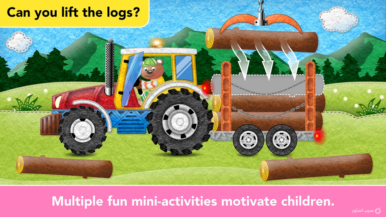 Kids Vehicles Fire Truck games screenshot 5