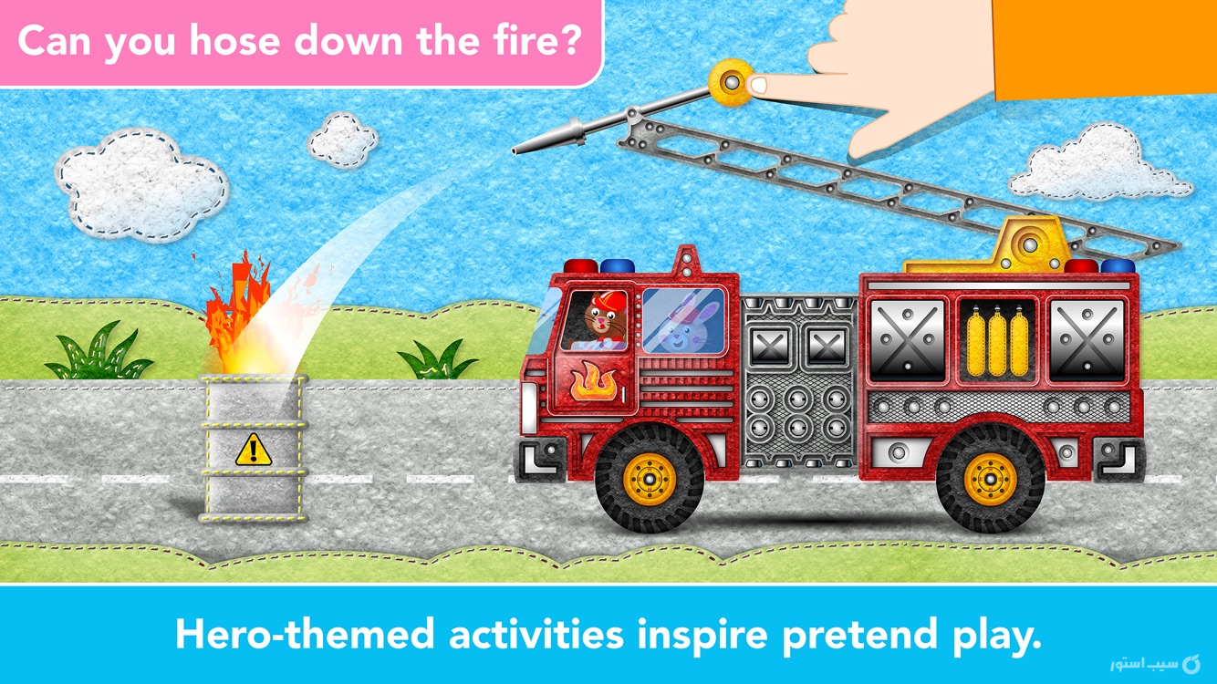 Kids Vehicles Fire Truck games screenshot 6