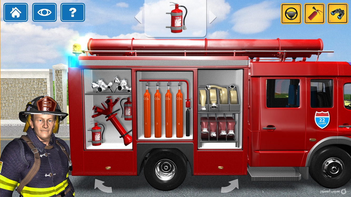 Kids Vehicles Fire Truck games screenshot 3
