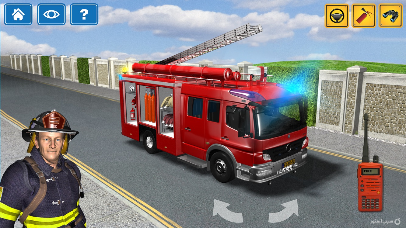 Kids Vehicles Fire Truck games screenshot 9