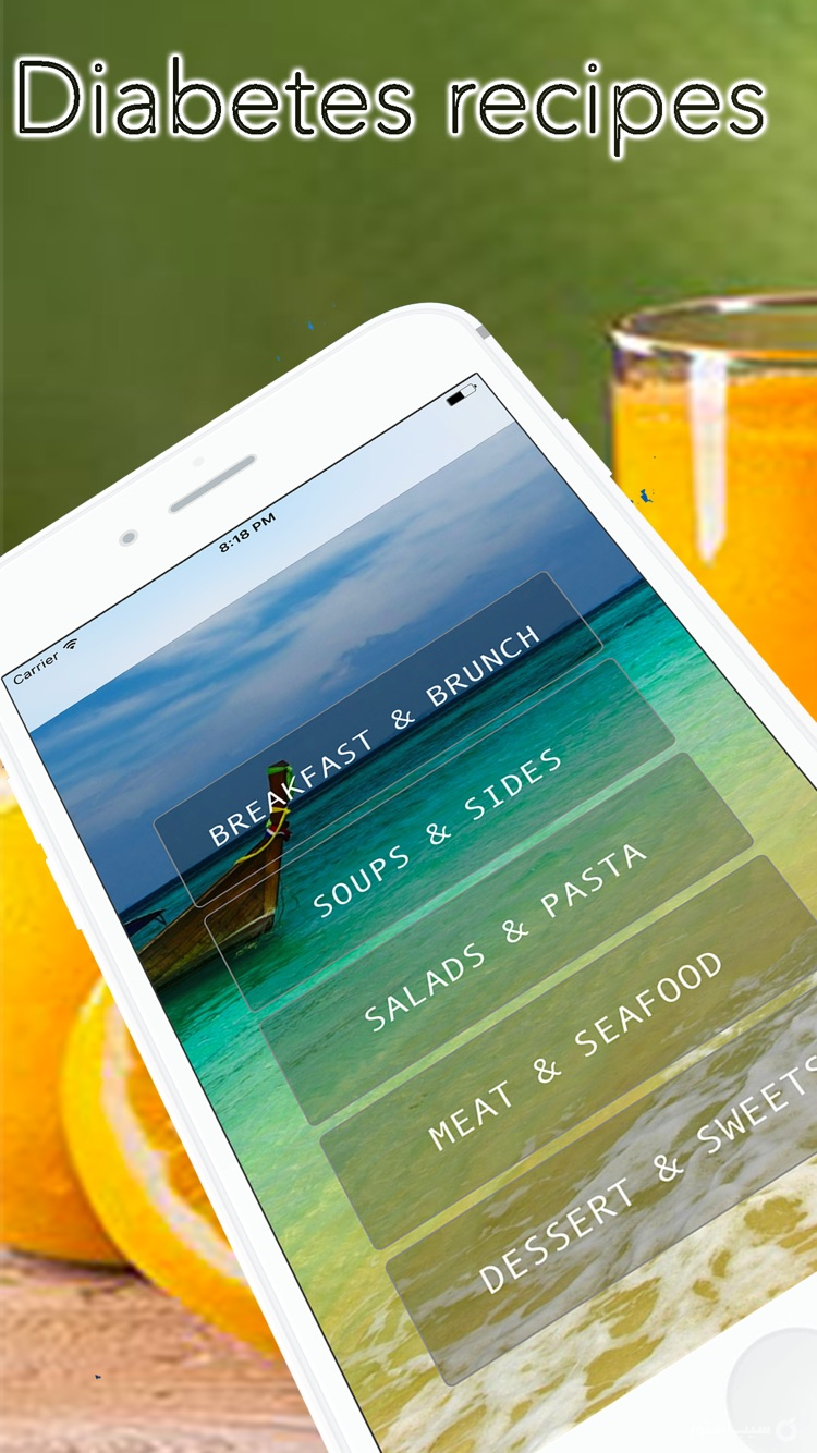 diabetes cookbook diabetic recipes and meals screenshot 1