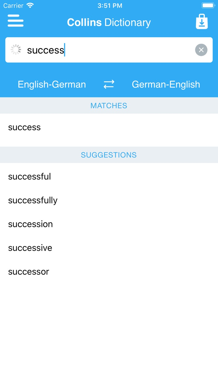 Collins German Dictionary screenshot 4