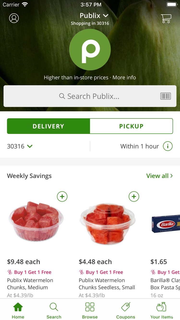 Publix Delivery screenshot 1