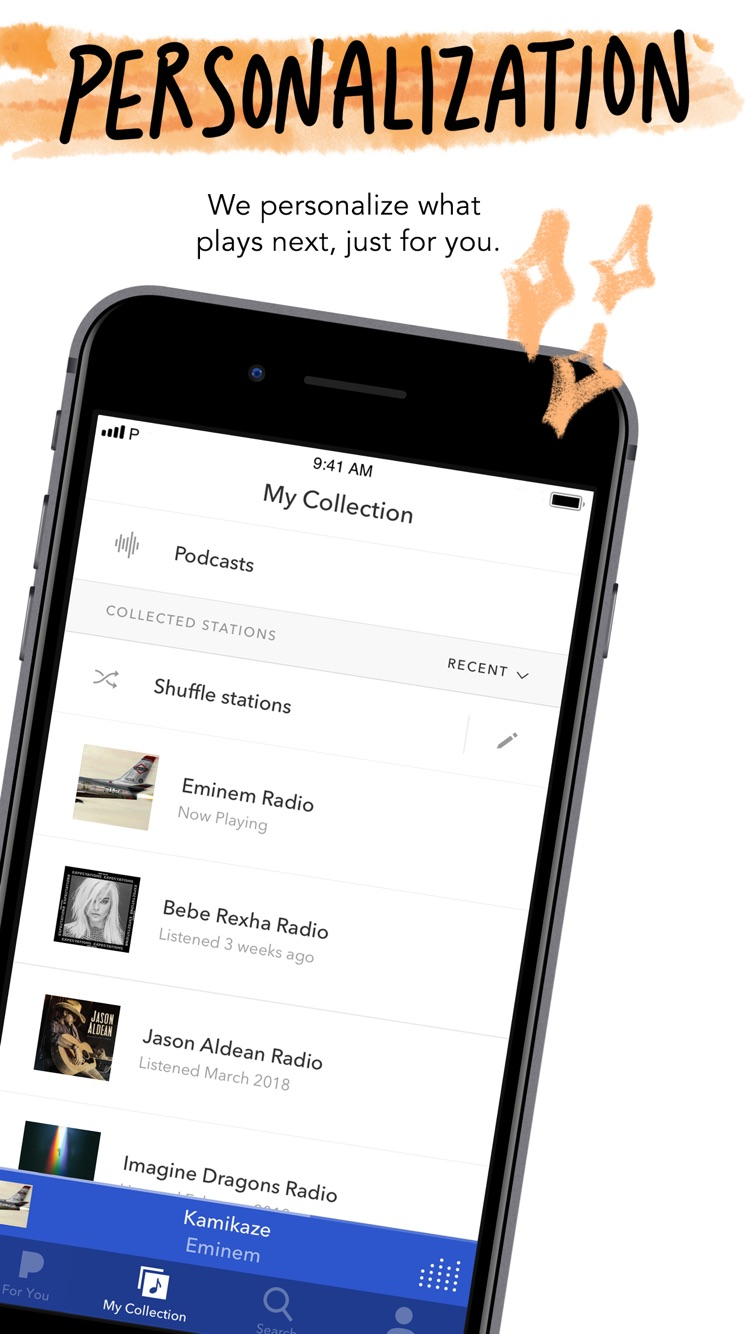 ++ Pandora: Music & Podcasts screenshot 3