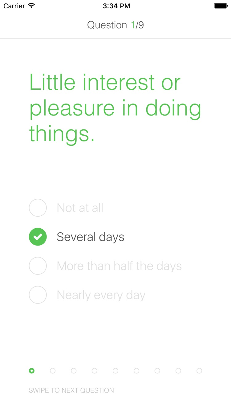 Depression Test screenshot 2