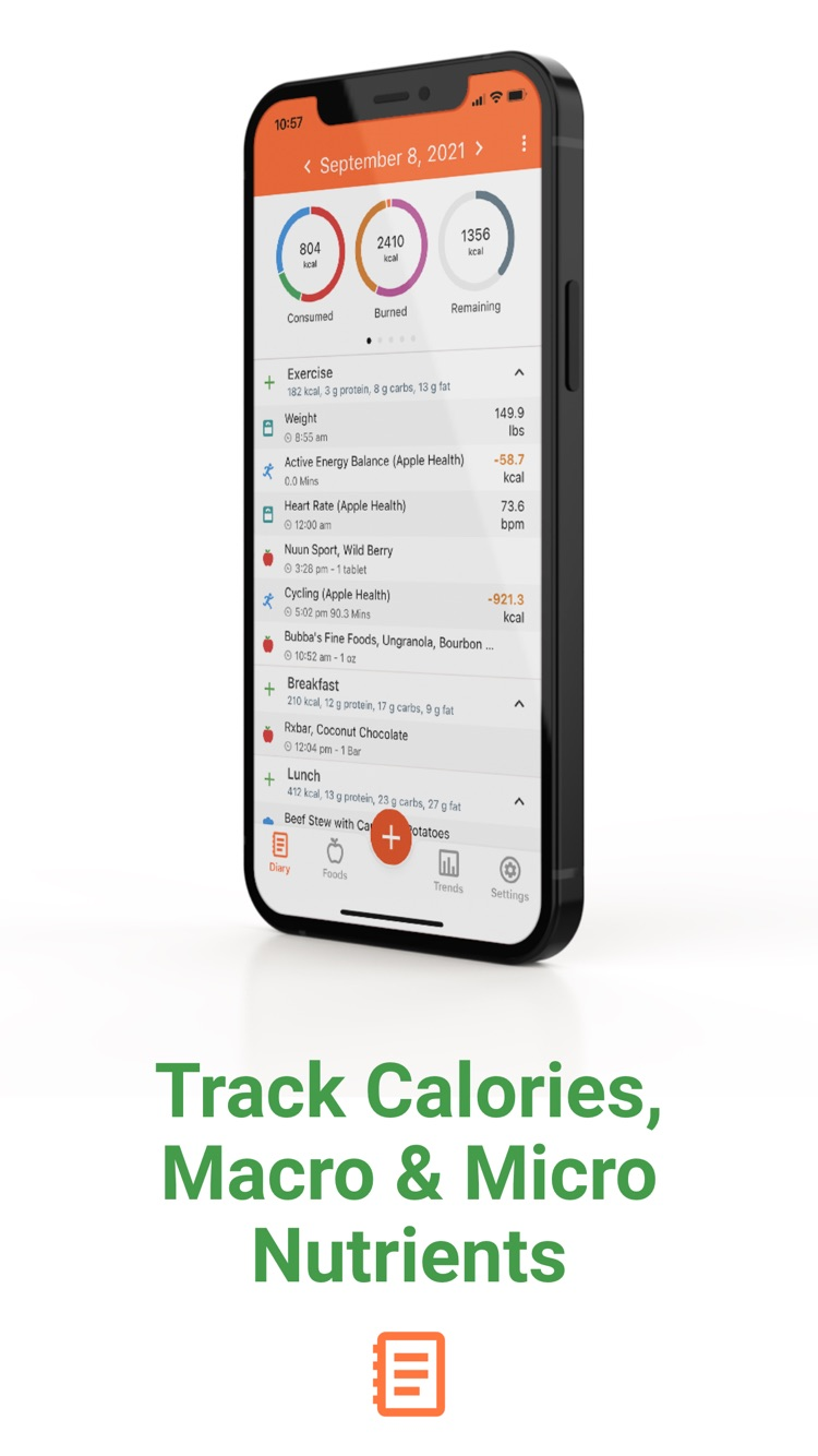 Macro Tracker - Cronometer screenshot 1