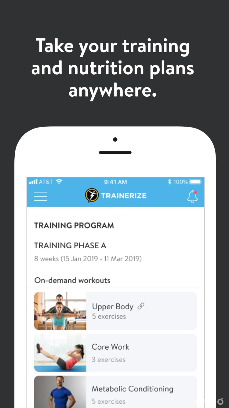 Fitness App (by Trainerize) screenshot 2