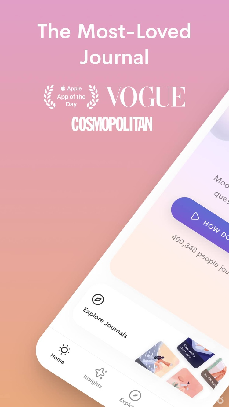 Jour: Daily Self-Care Journal screenshot 1