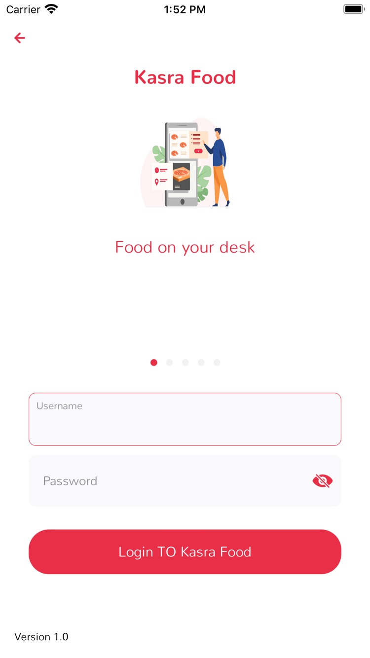 Kasra Food screenshot 1