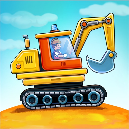 Truck games hill climb & build icon
