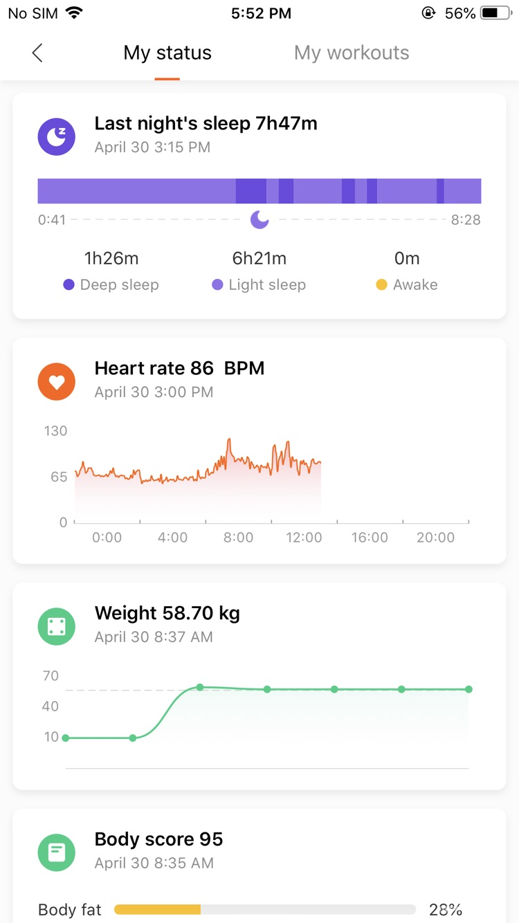 Mi Fit screenshot 3