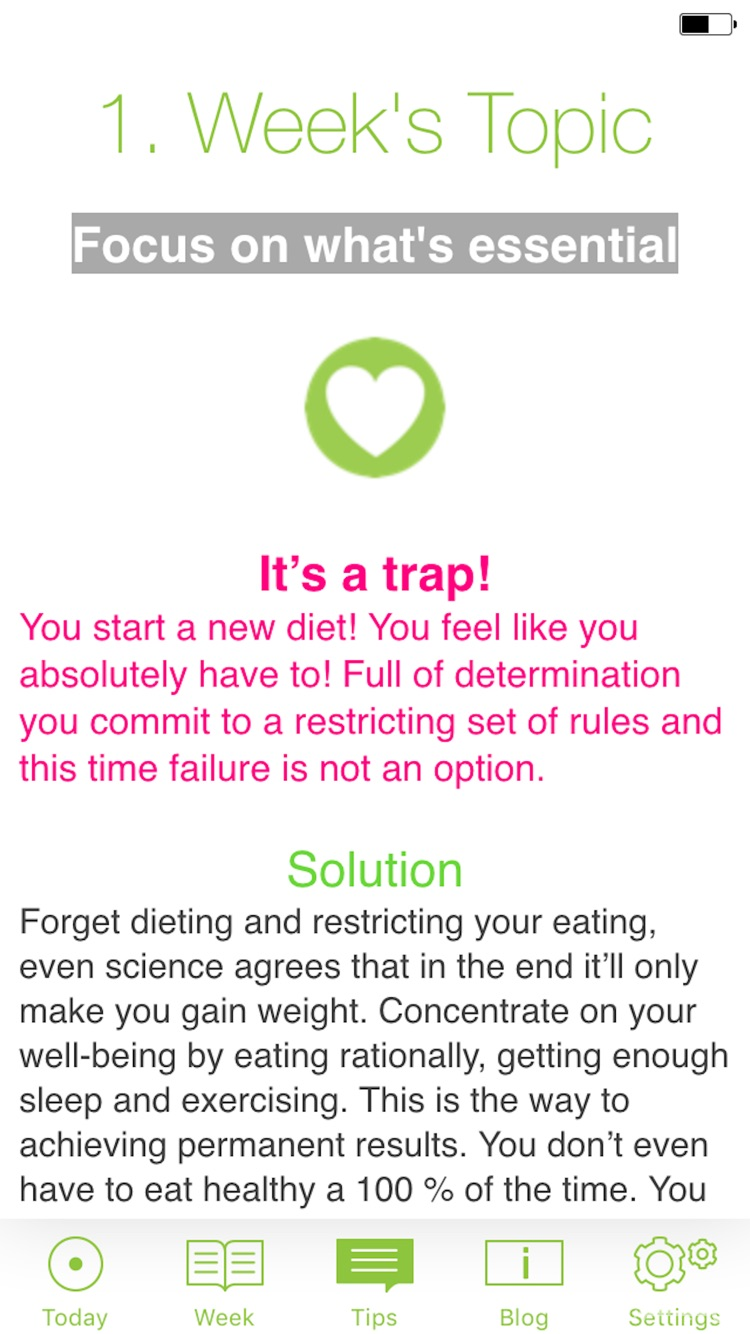 SHYE Coach - 8020 Diet Coach screenshot 1