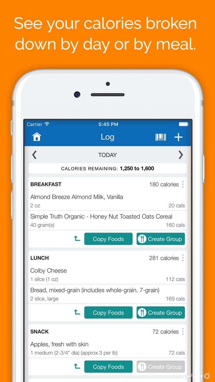 SparkPeople Calorie Tracker screenshot 3