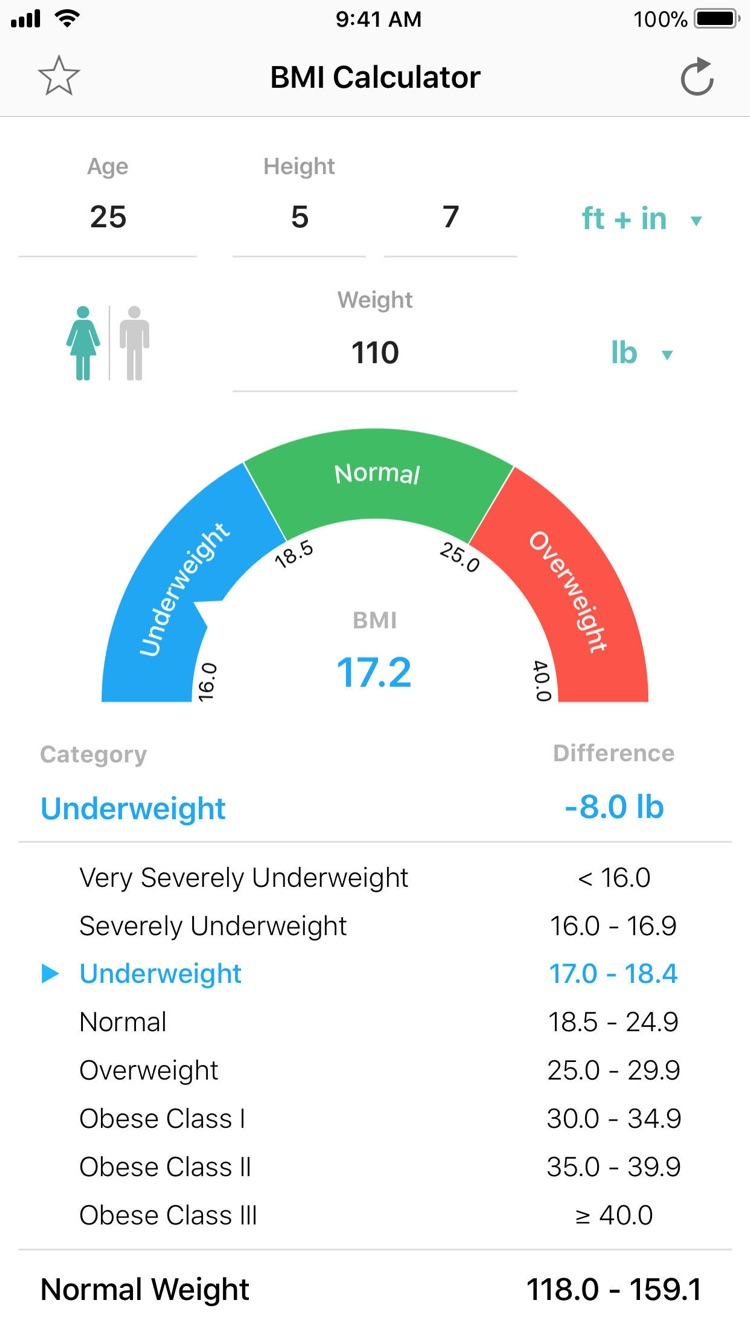BMI Calculator – Weight Loss screenshot 3