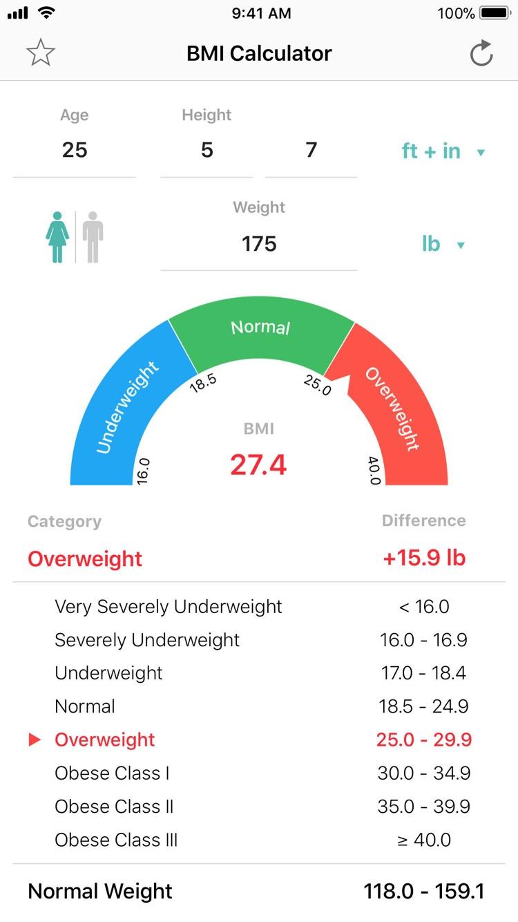 BMI Calculator – Weight Loss screenshot 2