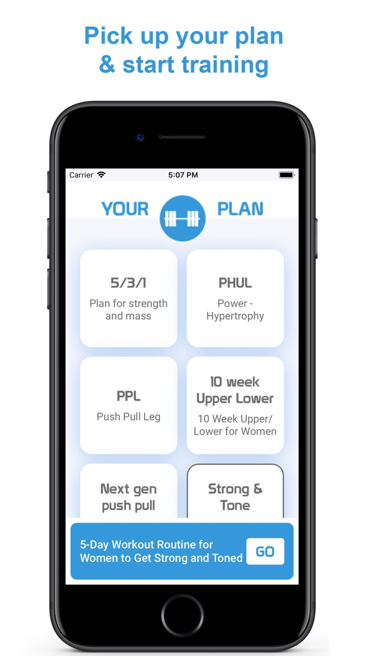 Your Workout Plan screenshot 1