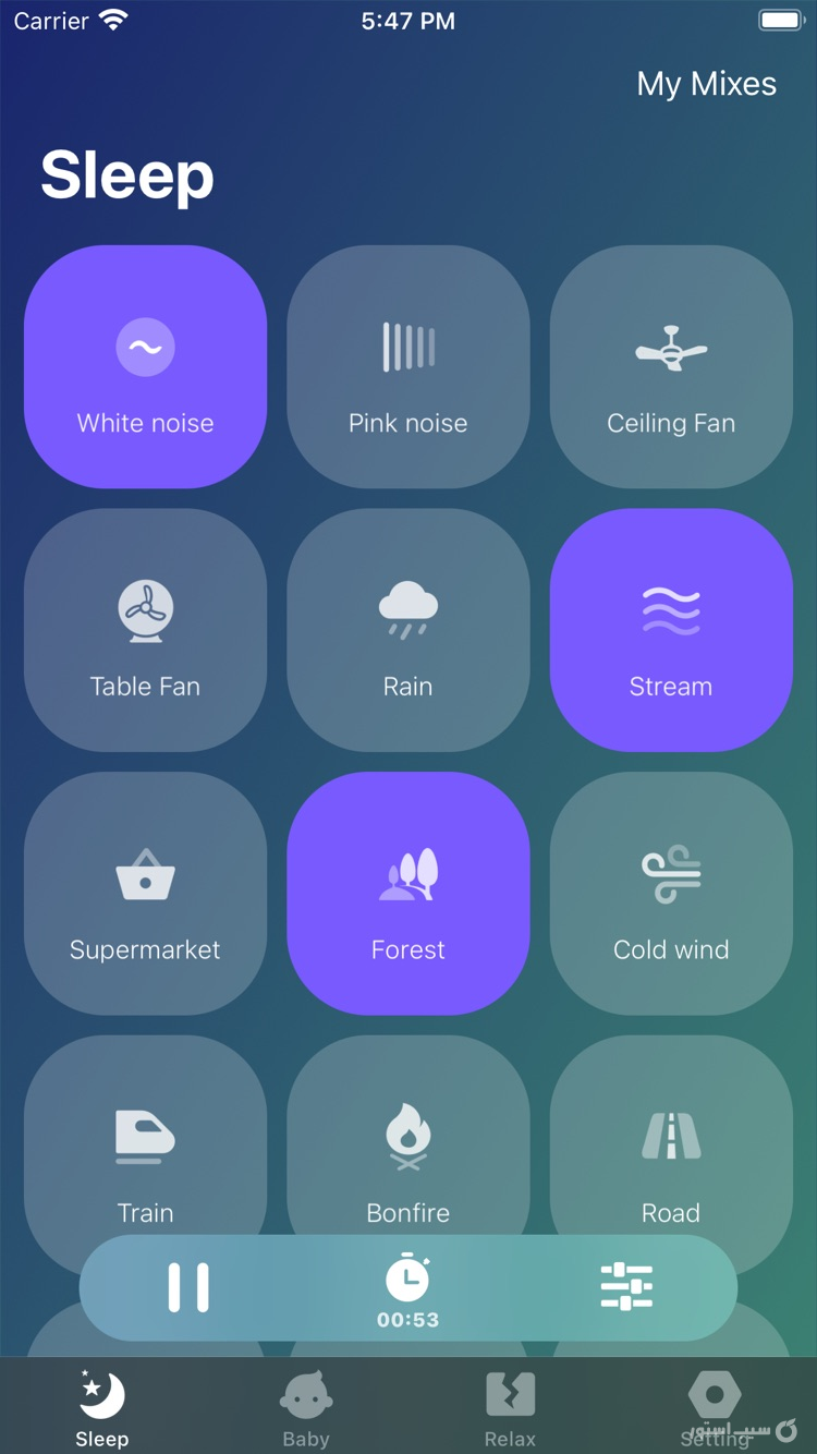 White Noise Pro: Sleep Sounds ++ screenshot 1