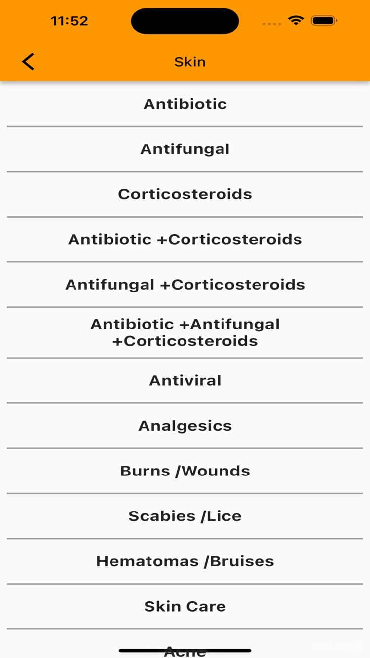 Topical Treatment Guide screenshot 2