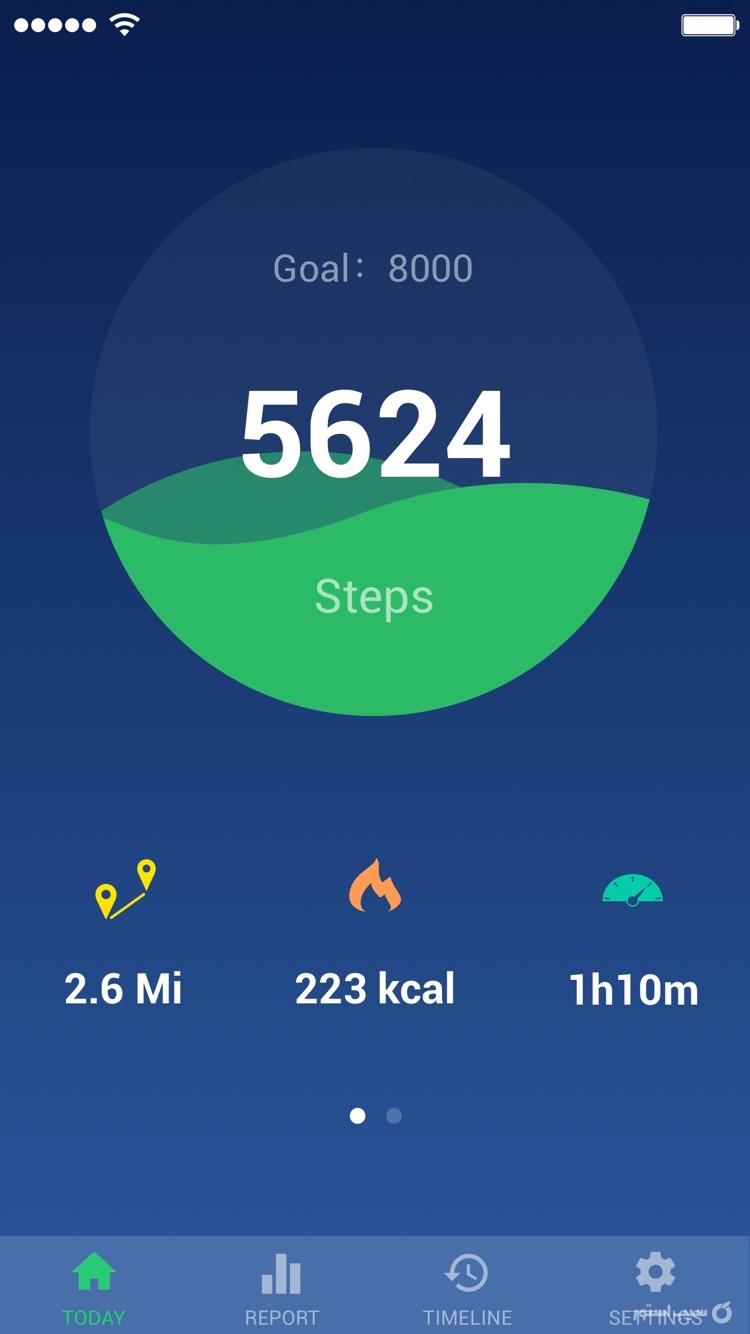 Pedometer & Step Counter ++ screenshot 1