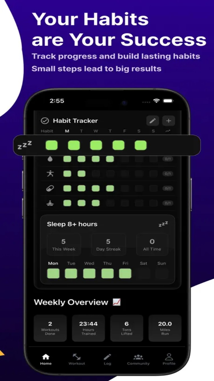 Strive Hybrid Workout Planner++ screenshot 2