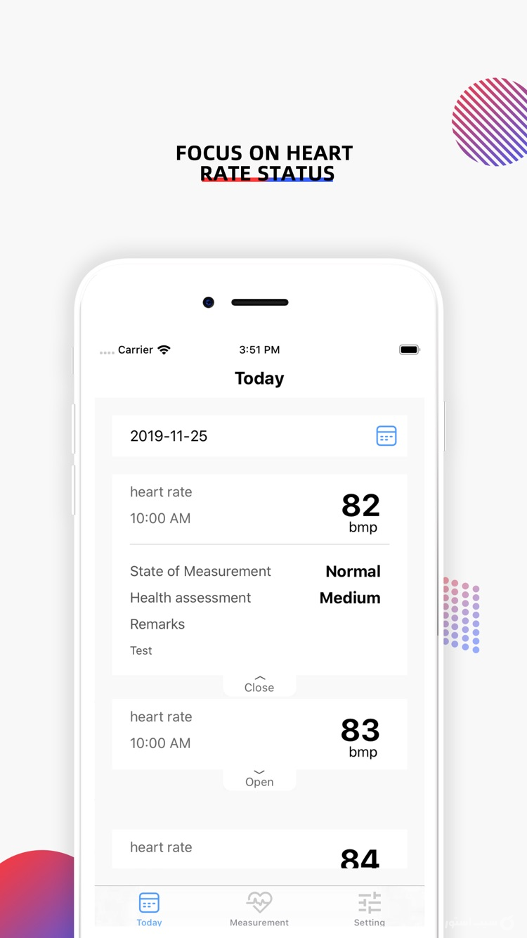 heart rate monitor · screenshot 3
