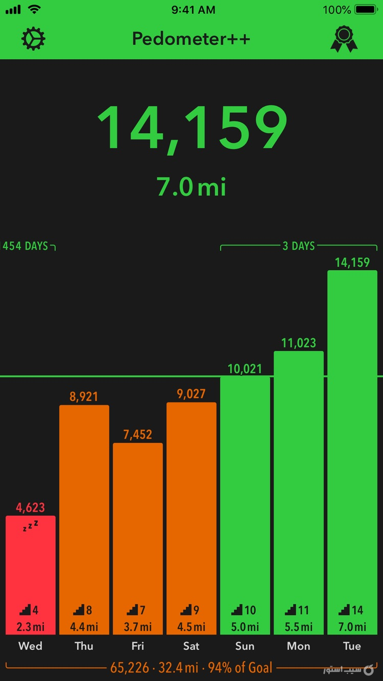 Pedometer++ screenshot 4