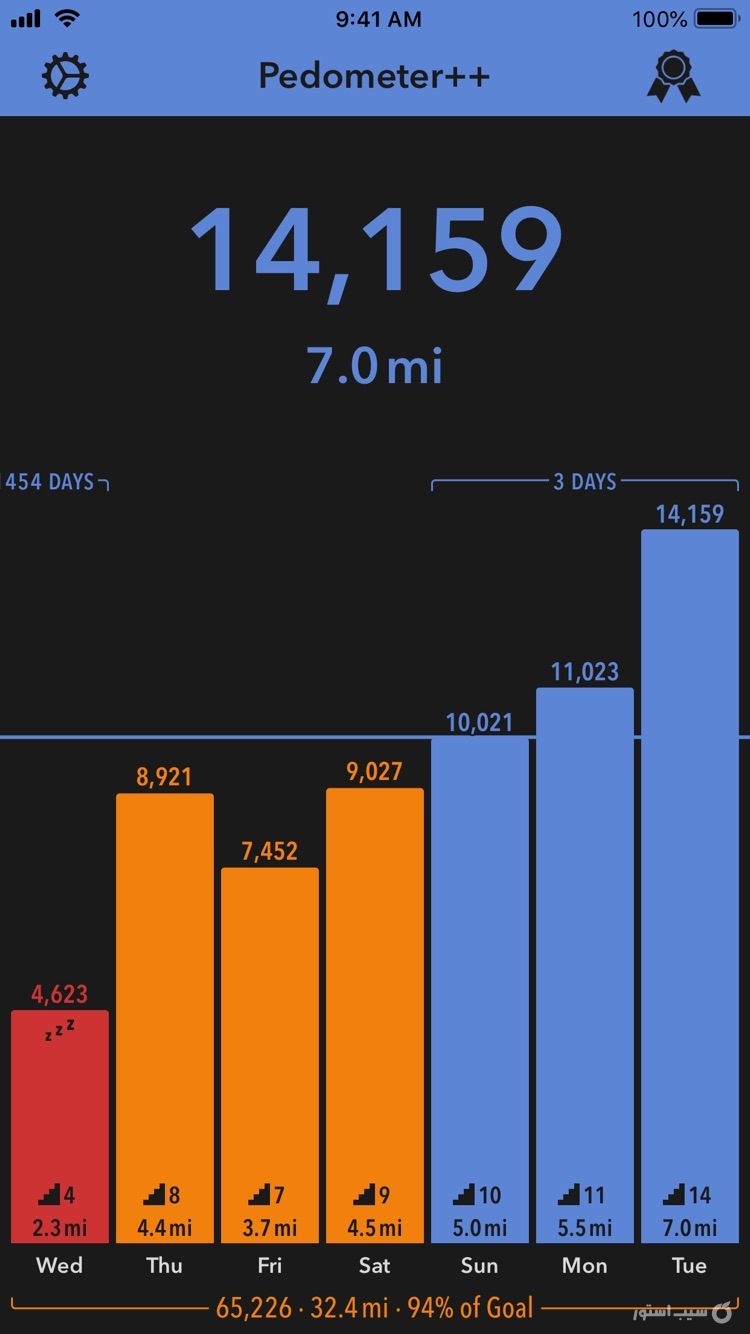 Pedometer++ screenshot 8