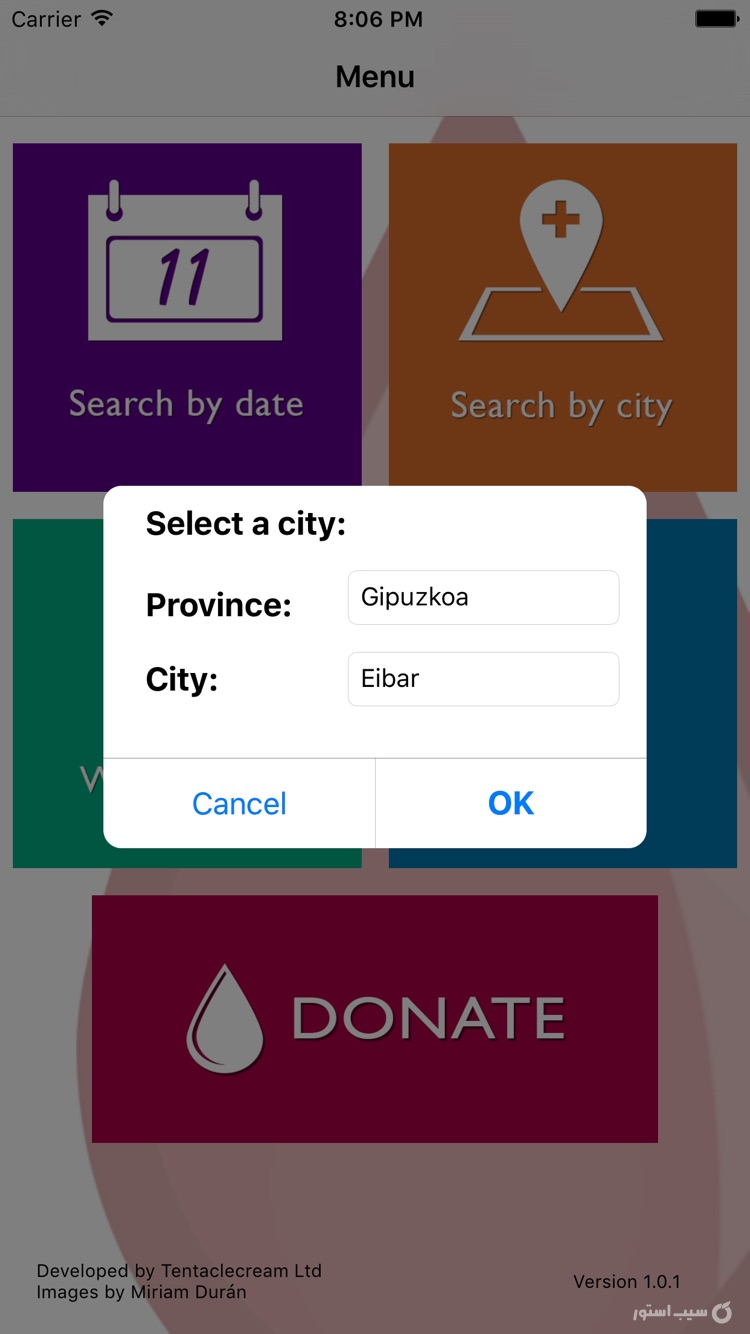 Basque Country blood donors screenshot 3