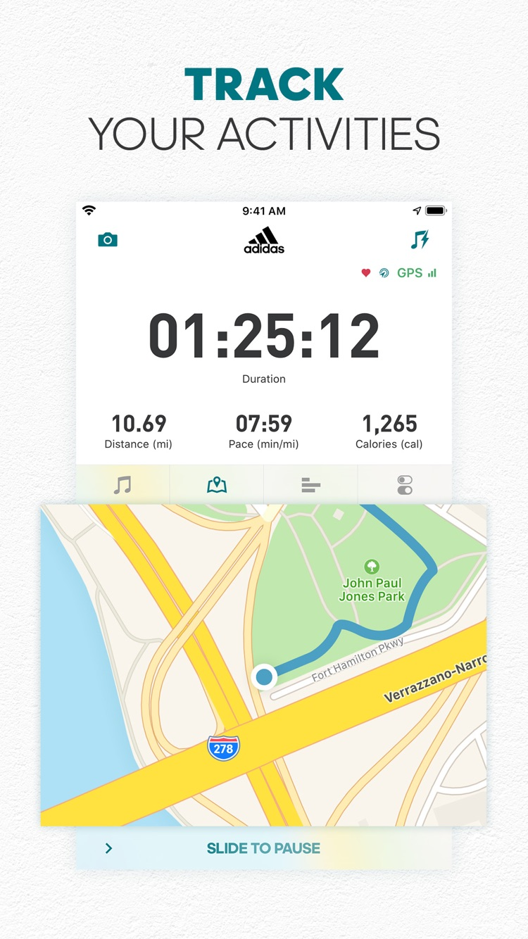 adidas Running App Runtastic screenshot 1
