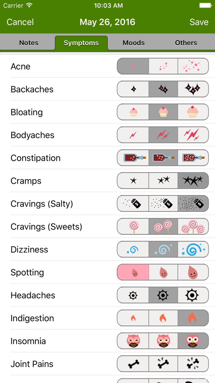 Period Tracker Deluxe screenshot 3